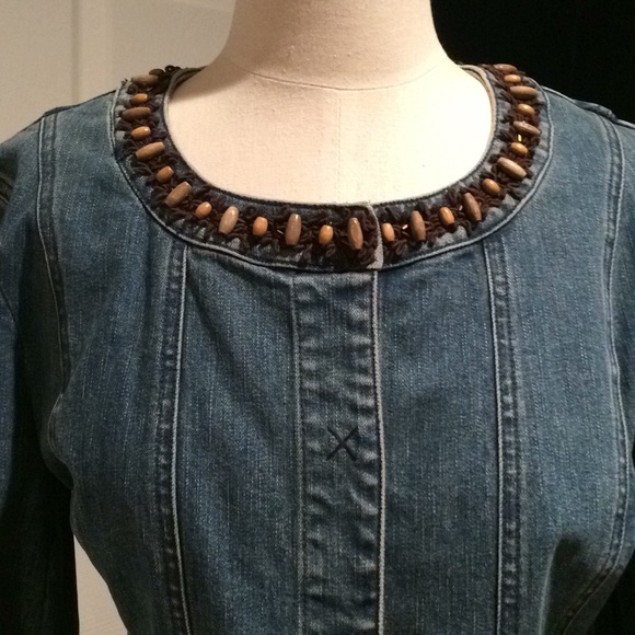 NINE WEST DENIM JACKET - Picture 2 of 7